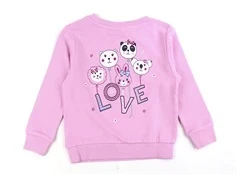 Name It pastel lavender/love sweatshirt